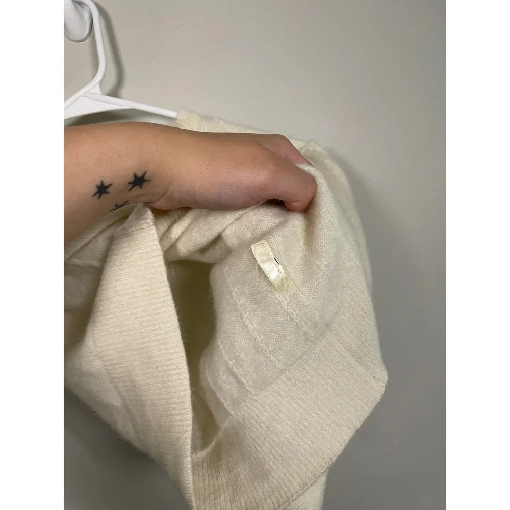 Free People Ember Cashmere Cardigan In Cream Size XS Classic Preppy Old Money